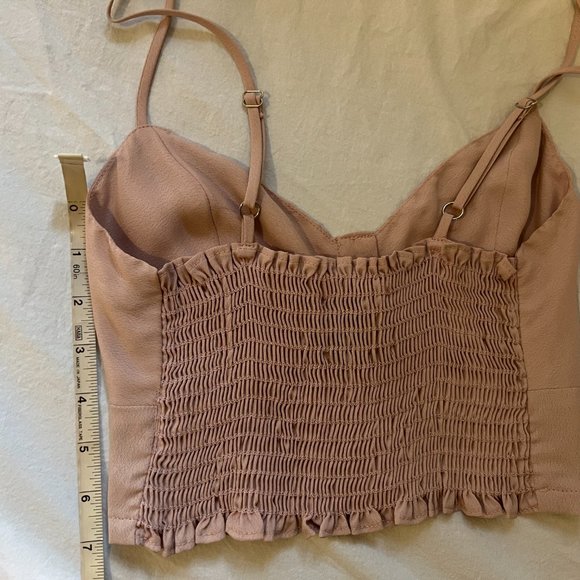 New Reformation Bustier Crop Top, Longline Bra Top, Size Small - Picture 12 of 12